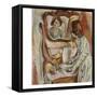 Woman at Her Toilet-Jules Pascin-Framed Stretched Canvas