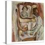 Woman at Her Toilet-Jules Pascin-Stretched Canvas