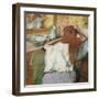 Woman at Her Toilet-Edgar Degas-Framed Giclee Print