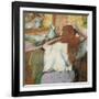 Woman at Her Toilet-Edgar Degas-Framed Giclee Print