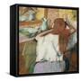 Woman at Her Toilet-Edgar Degas-Framed Stretched Canvas
