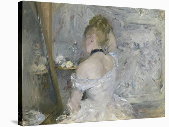 Woman at Her Toilette, 1875-80-Berthe Morisot-Stretched Canvas