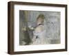 Woman at Her Toilette, 1875-80-Berthe Morisot-Framed Giclee Print