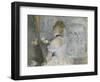 Woman at Her Toilette, 1875-80-Berthe Morisot-Framed Giclee Print