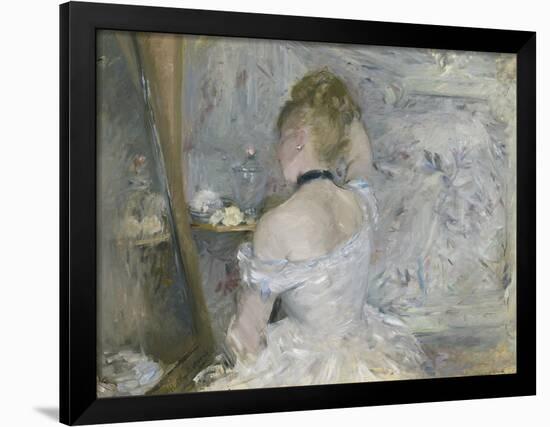 Woman at Her Toilette, 1875-80-Berthe Morisot-Framed Giclee Print