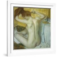 Woman at Her Toilette, 1885-Edgar Degas-Framed Giclee Print