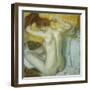 Woman at Her Toilette, 1885-Edgar Degas-Framed Giclee Print