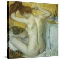 Woman at Her Toilette, 1885-Edgar Degas-Stretched Canvas