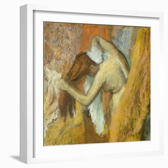 Woman at Her Toilette, 1900-05-Edgar Degas-Framed Giclee Print