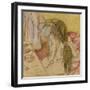 Woman at Her Toilette, C.1885-Edgar Degas-Framed Giclee Print