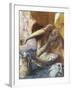 Woman at Her Toilette; Femme a Sa Toilette-Edgar Degas-Framed Giclee Print