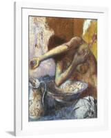 Woman at Her Toilette; Femme a Sa Toilette-Edgar Degas-Framed Giclee Print