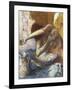 Woman at Her Toilette; Femme a Sa Toilette-Edgar Degas-Framed Giclee Print