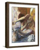 Woman at Her Toilette; Femme a Sa Toilette-Edgar Degas-Framed Giclee Print