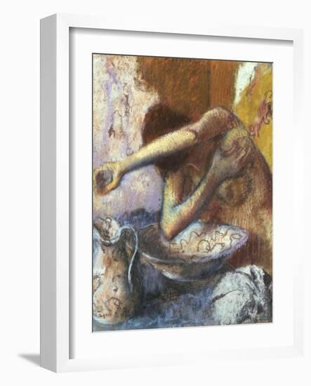 Woman at Her Toilette; Femme a Sa Toilette-Edgar Degas-Framed Giclee Print