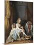 Woman at Her Toilette-Niclas II Lafrensen-Mounted Giclee Print