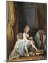 Woman at Her Toilette-Niclas II Lafrensen-Mounted Giclee Print