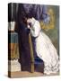 Woman at Prie-Dieu C1850-null-Stretched Canvas