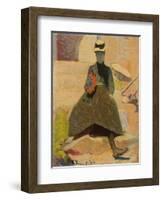 Woman at Saint-Briac, 1886-Emile Bernard-Framed Giclee Print