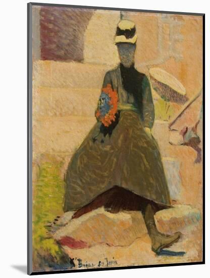 Woman at Saint-Briac, 1886-Emile Bernard-Mounted Giclee Print