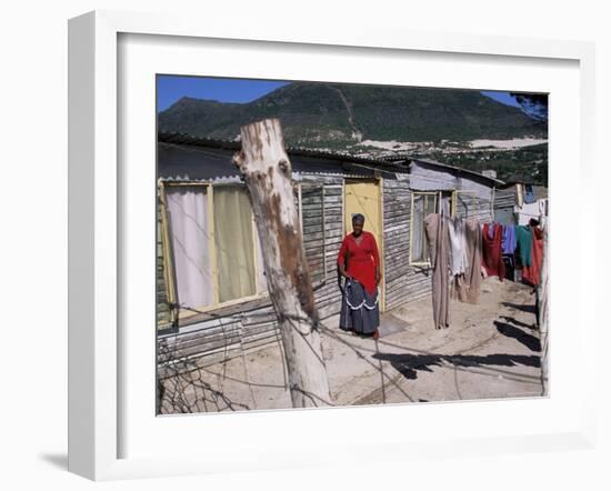 Woman at the Cape Flats, Cape Town, South Africa, Africa-Yadid Levy-Framed Photographic Print