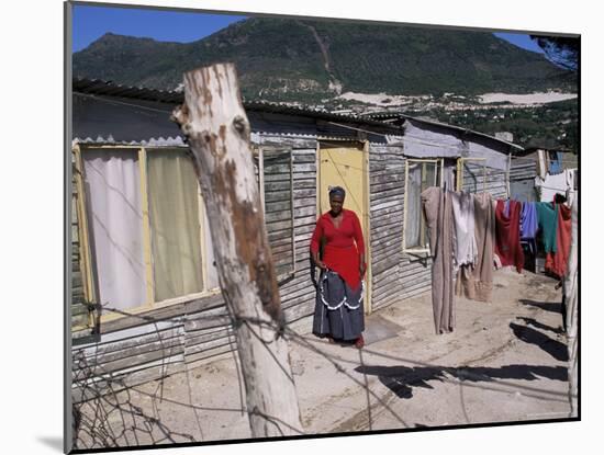 Woman at the Cape Flats, Cape Town, South Africa, Africa-Yadid Levy-Mounted Photographic Print