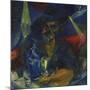 Woman at the Coffee-Umberto Boccioni-Mounted Giclee Print