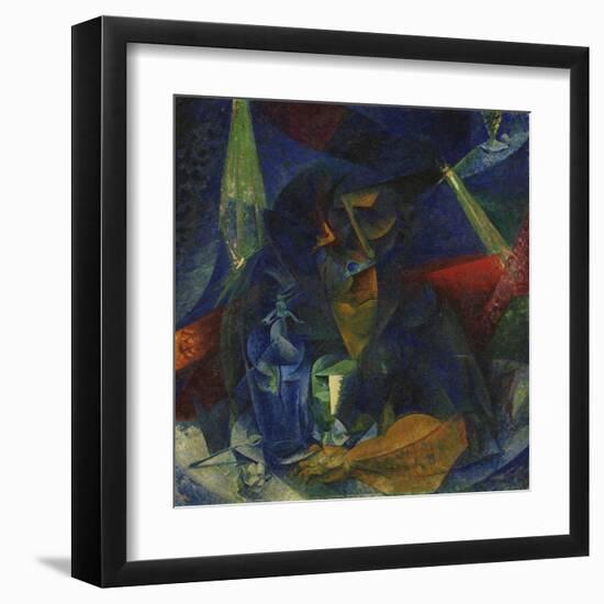 Woman at the Coffee-Umberto Boccioni-Framed Giclee Print