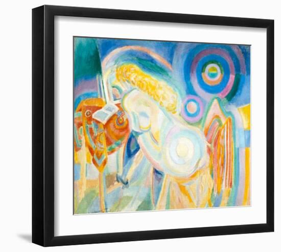 Woman at the Hair Salon, 1920-Robert Delaunay-Framed Giclee Print