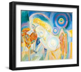 Woman at the Hair Salon, 1920-Robert Delaunay-Framed Giclee Print