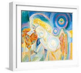 Woman at the Hair Salon, 1920-Robert Delaunay-Framed Giclee Print