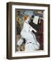 Woman at the Piano, 1875/76-Pierre-Auguste Renoir-Framed Art Print