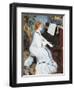 Woman at the Piano, 1875/76-Pierre-Auguste Renoir-Framed Art Print