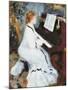 Woman at the Piano, 1875/76-Pierre-Auguste Renoir-Mounted Art Print