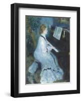 Woman at the Piano, 1875-76-Pierre Auguste Renoir-Framed Giclee Print