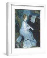 Woman at the Piano, 1875-76-Pierre Auguste Renoir-Framed Giclee Print