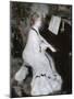 Woman at the Piano, 1875/76-Pierre-Auguste Renoir-Mounted Giclee Print