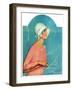 "Woman at the Rudder,"August 17, 1929-Penrhyn Stanlaws-Framed Giclee Print