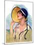 "Woman at the Shore,"August 20, 1927-Bradshaw Crandall-Mounted Giclee Print