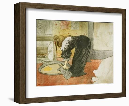 Woman at the Tub, 1896-Henri de Toulouse-Lautrec-Framed Giclee Print