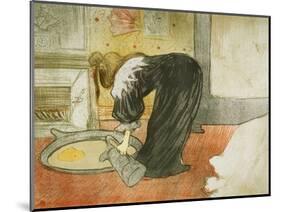 Woman at the Tub, 1896-Henri de Toulouse-Lautrec-Mounted Giclee Print