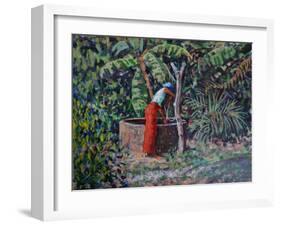 Woman at the Well 2021 (oil)-Tilly Willis-Framed Giclee Print