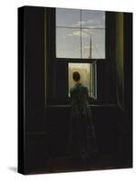 Woman at the Window, 1822(?)-Caspar David Friedrich-Stretched Canvas