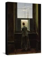 Woman at the Window, 1822-Caspar David Friedrich-Stretched Canvas