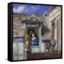 Woman at the Window (Femme a La Fenetre)-Henri Lebasque-Framed Stretched Canvas