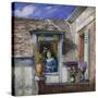 Woman at the Window; Femme a La Fenetre-Henri Lebasque-Stretched Canvas