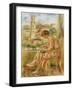 Woman at the Window with a View of Old Nice, 1918-Pierre-Auguste Renoir-Framed Giclee Print