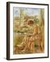 Woman at the Window with a View of Old Nice, 1918-Pierre-Auguste Renoir-Framed Giclee Print