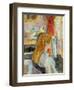 Woman at the Window-Henri de Toulouse-Lautrec-Framed Giclee Print