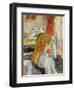 Woman at the Window-Henri de Toulouse-Lautrec-Framed Giclee Print